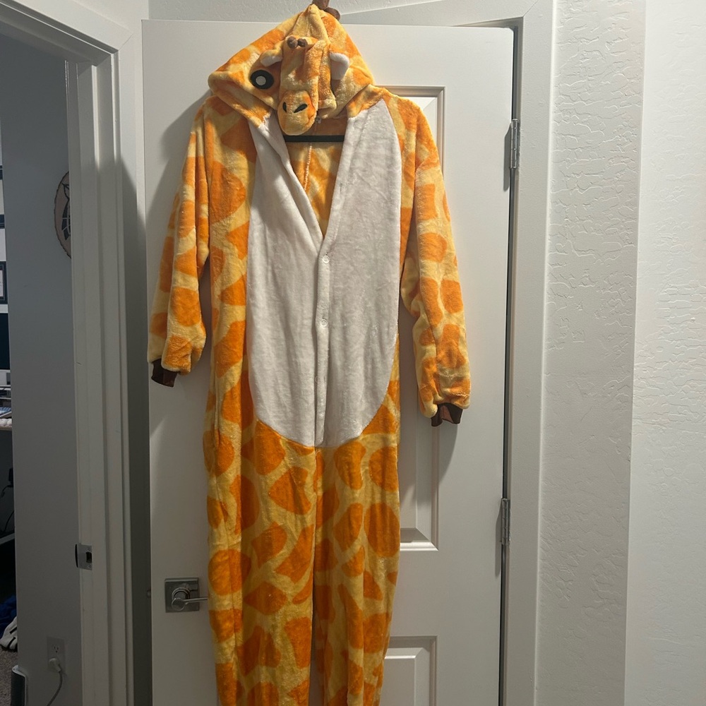 Giraffe Print Onesie Pajamas